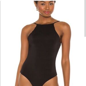 Revolve H:ours Tayshia Bodysuit in Black